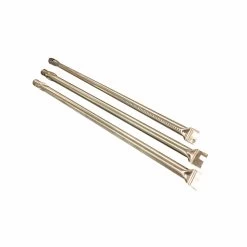 3pk Replacement Long Lasting Stainless Steel Burner Tube Set, Fits Weber Grills, Compatible With Part 7508, 28 X 1 X 1
