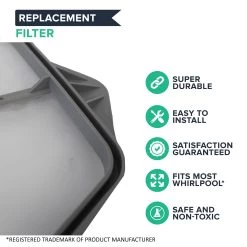 Replacement Dryer Lint Filter, Fits Whirlpool, Compatible With Part W10516085 -Best Filter Shop 02 4822bdd3 4d9b 4374 9b00 8be4f0173f44