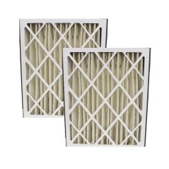 2pk Replacement 20x25x5 MERV-8 HVAC Furnace Filters, Fits Honeywell F100, F200 & SpaceGard, Compatible With Part FC100A1037