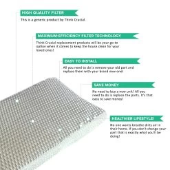 Replacement Humidifier Wick Filter, Fits Holmes HM850, 3400, 3500, 3501 & 3600, Compatible With Part HWF-75 -Best Filter Shop 03 1ac0c98a a3cf 4119 b437 a424c265492a