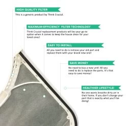 Replacement Dryer Lint Filter, Fits LG, Compatible With Part 5231EL1001C -Best Filter Shop 03 2866cc91 ca28 4a6d aa10 ff8ee0e4374e