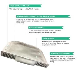 Replacement Dryer Lint Filter Assembly, Fits LG, Compatible With Part 5231EL1003B -Best Filter Shop 03 28e4393f 7936 4b17 9cd8 3615d131b156