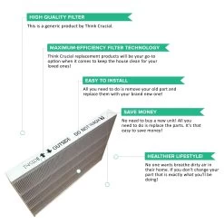 Sharp FZ-C100HFU True HEPA Style Air Purifier Filter, Compatible With KC-850U -Best Filter Shop 03 4814c46a 1d08 44fe a781 73e9c56c240c