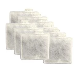 Think Crucial Air Filter Replacement Parts Compatible With Aqueon QuietFlow Generic Charcoal Filter - Aquarium Filters Medium Charcoal Cartridge - Cartridges For Fish, Turtle Tank, Aquariums (9 Pack)