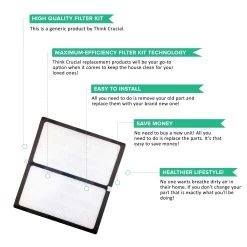 Crucial Air Replacement Parts Compatible With Idylis Air Purifier Filter Part # IAP-10-280 And Model IAF-H-100D - HEPA Style Filters For Home, Office - Air Purifier To Reduce Room Odor, Smell (1 Pack) 9 Crucial Air Replacement Parts Compatible With Idylis Air Purifier Filter Part # IAP-10-280 And Model IAF-H-100D - HEPA Style Filters For Home, Office - Air Purifier To Reduce Room Odor, Smell (1 Pack) -Best Filter Shop 03 8b2a7388 c4b9 477a 85fc 550372b6e957