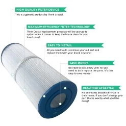 4pk Replacement Pool Filters, Fits Unicel C-4326, Pleatco PRB25-IN, Filbur FC-2375 & Rainbow Dynamic 25 -Best Filter Shop 04 6a5ea0c4 1790 42d4 8b81 bc690d6f4dd5