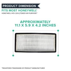 Crucial Air 2 Replacements Compatible With Honeywell HFD-120-Q Odor Neutralizing Air Purifier Filters, Replaces Honeywell IFD Filter -Best Filter Shop 04 754e50c0 75b4 4161 b2dd 623cc8b0ae48