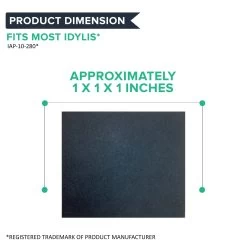 Crucial Air D Carbon Filter Replacement Parts Compatible With Idlyis Part # IAF-H-100C - HEPA Air Purifier Filter Fits Models IAP-10-200, IAP-10-280 - Reduce Bacteria, Vac Filters - Bulk (1 Pack) -Best Filter Shop 04 a06cde2f 8522 42fb 9aef 1b8a1d49a9bb