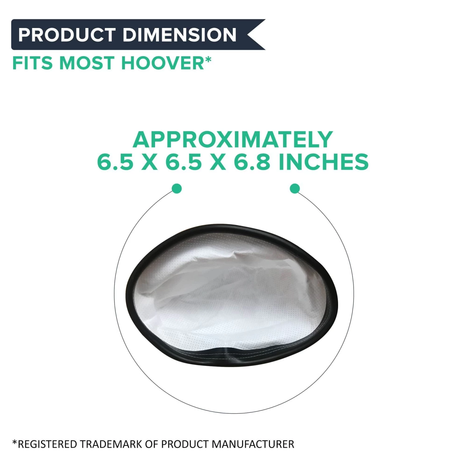 Replacement Cloth Reusable Vacuum Bag, Fits Hoover C2401 Backpack Vac, Compatible With Part 2KE2105000 2-KE2105-000 6 Replacement Cloth Reusable Vacuum Bag, Fits Hoover C2401 Backpack Vac, Compatible With Part 2KE2105000 2-KE2105-000 - Image 4