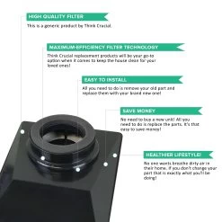 Replacement HEPA Style Filter, Fits Rainbow Rexair E2, Compatible With Part R12179, R12647B -Best Filter Shop 04 e5872761 86b2 406a 9276 6a4704570cc4