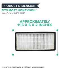 Crucial Air Filter Replacement Parts Compatible With Honeywell Part # 16200, 16216, HRC1, HRF-C1, HAPF30 - Fits Honeywell HHT-011 Air Purifier HEPA Style Filter Fits Models HHT-011, HHT-080 (1 Pack) -Best Filter Shop 04 ed5c848a 7086 4bea a9b7 dd0a83065d9e