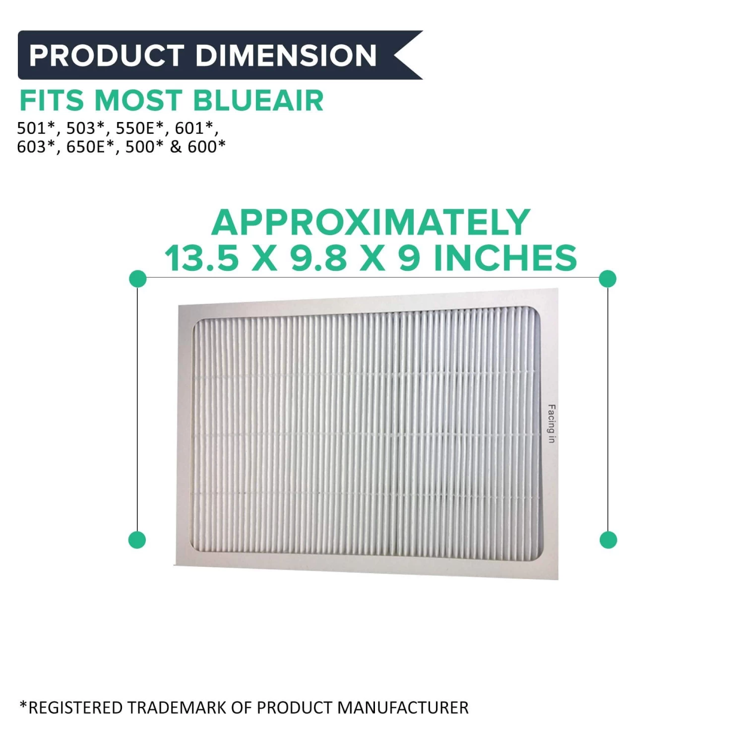 Crucial Air Replacements Compatible With Blueair 500 & 600 Series Air Purifier Filters W/ Built-In Odor Neutralizing Particle Pre-Filter, Fits ALL 500 & 600 Series Air Purifiers 6 Crucial Air Replacements Compatible With Blueair 500 & 600 Series Air Purifier Filters W/ Built-In Odor Neutralizing Particle Pre-Filter, Fits ALL 500 & 600 Series Air Purifiers - Image 4
