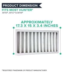 Replacement Air Purifier Filter Compatible With Hunter¨ Brand Filter Part # 30963, Models 30709, 30710, 30711, 30714, 30721, 30752, 30760 -Best Filter Shop 05 370bab8d 546f 4ae8 a99b 689b17cd92c9