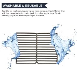 2pk Replacement Long Lasting Cooking Grate, Fits Weber Grills, Compatible With Part 7522, 15 X 11.3 X 0.5 -Best Filter Shop 05 3c9fa40d 4fdb 420e b4f7 1288ebbce328