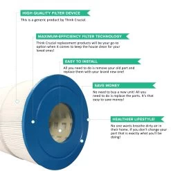 2pk Replacement Pool Filters, Fits Filbur FC-1977, Pentair Clean & Clear Plus 420, Pleatco PCC105 & Unicel C-7471 -Best Filter Shop 05 4ce72db1 b318 43b8 9fd2 4974dc7f00a7