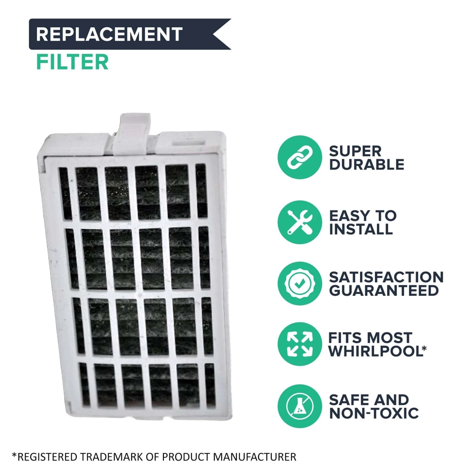 4pk Replacement Refrigerators, Fits Whirlpool Air1, Compatible With Part W10311524, 2319308 & W10335147 4 4pk Replacement Refrigerators, Fits Whirlpool Air1, Compatible With Part W10311524, 2319308 & W10335147 - Image 2