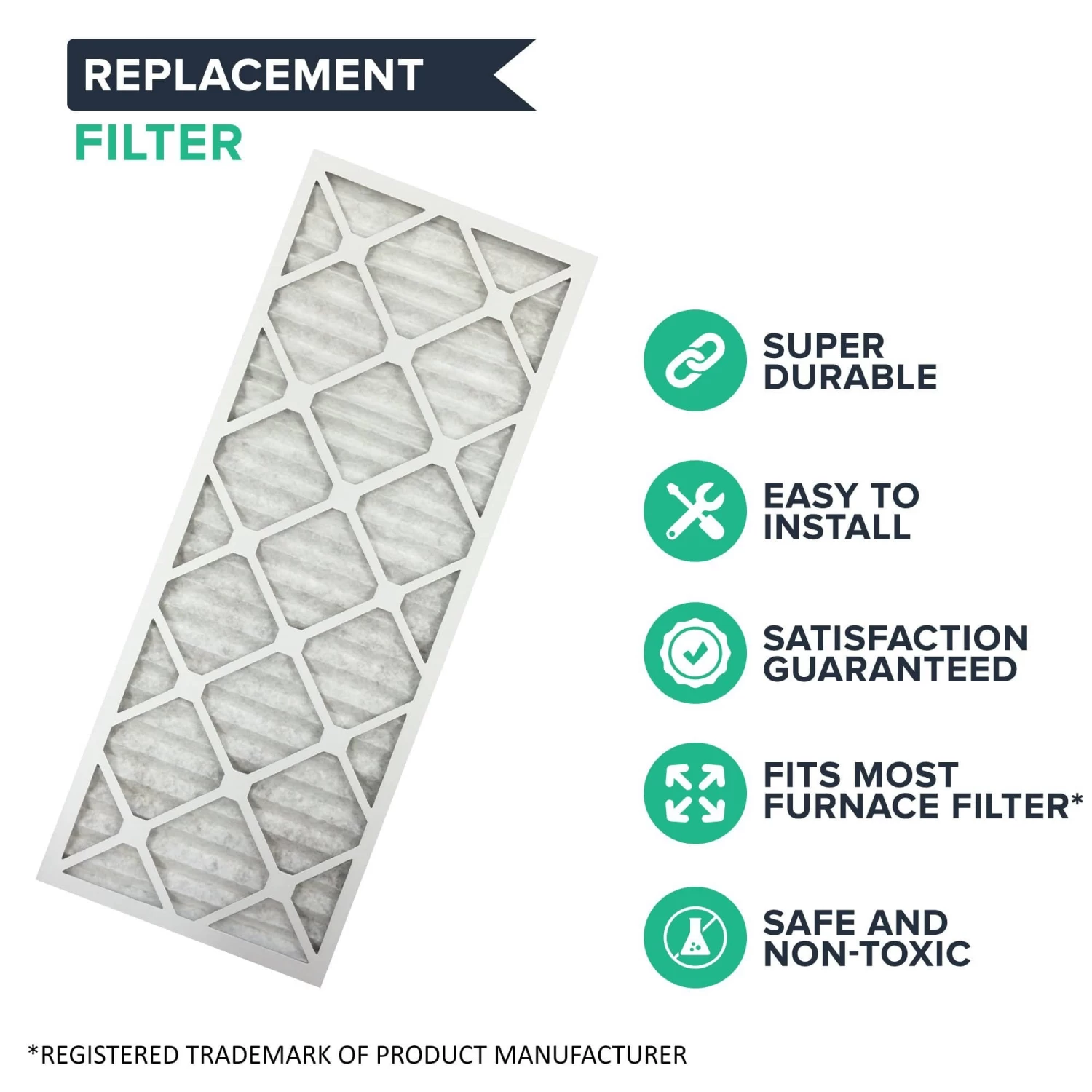 3pk 12x30x1 MERV-11 Air Furnace Filters 4 3pk 12x30x1 MERV-11 Air Furnace Filters - Image 2