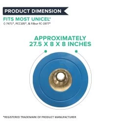 Replacement Pool Filter, Fits Filbur FC-1977, Pleatco PCC105, Pentair Clean & Clear Plus 420 & Unicel C-7471 -Best Filter Shop 06 69e5506a 1f0c 45df 8677 e8fdb3ffca95