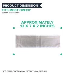 Crucial Vacuum Replacement Bags Compatible With Oreck Type CC Vacuum Cleaner Bags - Pair With Parts # CCPK8 CCPK8DW PK2008 PK80009DW PK80009 68710-6 687106 And Models XL5, XL7, XL21, XL100C 13 Crucial Vacuum Replacement Bags Compatible With Oreck Type CC Vacuum Cleaner Bags - Pair With Parts # CCPK8 CCPK8DW PK2008 PK80009DW PK80009 68710-6 687106 And Models XL5, XL7, XL21, XL100C -Best Filter Shop 06 9f57496f 0857 4869 9ebb f7298290ce6f