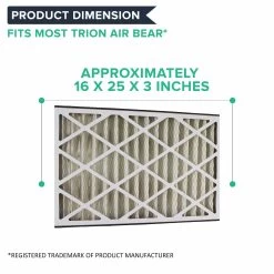 Essentials Replacement Air Filters Pleated Furnace Filter Parts Compatible With Trion Air Bear Part # 255649-101, Merv 8, 16 In X 25 In X 3 In 11 Essentials Replacement Air Filters Pleated Furnace Filter Parts Compatible With Trion Air Bear Part # 255649-101, Merv 8, 16 In X 25 In X 3 In -Best Filter Shop 06 fb55afee beb4 47b7 9904 8ede445e5fc2