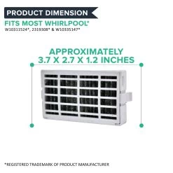3pk Replacement Air Filters, Fits Whirlpool Air1 Refrigerators, Compatible With Part W10311524, 2319308 & W10335147 -Best Filter Shop 07 8d993f94 d57f 427c a4a0 947429bba5e6