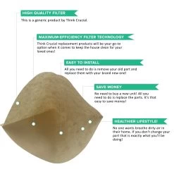 300pk Replacement Unbleached Natural Brown Paper Coffee Filters, Fits Hario V60 Coffee Makers, Compatible With VCF-02100M 9 300pk Replacement Unbleached Natural Brown Paper Coffee Filters, Fits Hario V60 Coffee Makers, Compatible With VCF-02100M -Best Filter Shop 08 1e5ff505 9b86 4202 a29b 29cdac6479c9