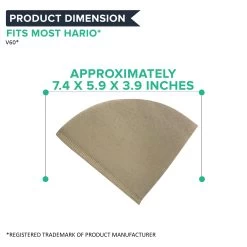 300pk Replacement Unbleached Natural Brown Paper Coffee Filters, Fits Hario V60 Coffee Makers, Compatible With VCF-02100M 10 300pk Replacement Unbleached Natural Brown Paper Coffee Filters, Fits Hario V60 Coffee Makers, Compatible With VCF-02100M -Best Filter Shop 09 349b9963 5572 4b9c b347 ec9be42f749c