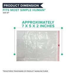 30pk Replacement Garbage Bags, Fits Simplehuman Trash Bins, 45L / 12-Gallon, Style-M -Best Filter Shop 09 bcf096dd f661 420e b555 df5a8133e937