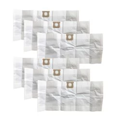 Think Crucial Replacement Vacuum Bag Compatible With Shop-Vac Part # 90663 & 90663-00, Fits Type G 15-22 Gallon Shop-Vac Wet And Dry Vacuum Model - (6 Pack)