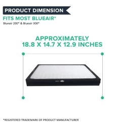 Crucial Air Replacements For Blueair Deluxe 200/300 Series Air Purifier Filter W/ Built-In Odor Neutralizing Particle Pre-Filter, Compatible With ALL 200 & 300 Series Air Purifiers -Best Filter Shop 200 300 FILTER 07 8d1e98d8 8be3 4830 b9d6 8d4cde640f75
