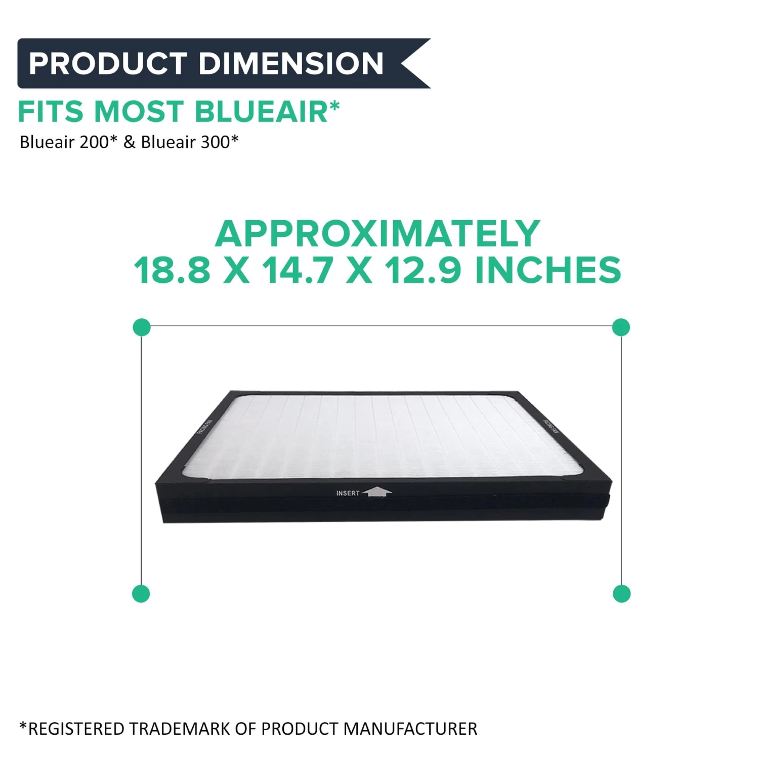 Crucial Air Replacements For Blueair Deluxe 200/300 Series Air Purifier Filter W/ Built-In Odor Neutralizing Particle Pre-Filter, Compatible With ALL 200 & 300 Series Air Purifiers - Image 4