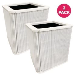 Crucial Air Particle And Carbon Filter Replacement Part Compatible With Blueair Blue Pure Air Purifier Model 211+, Foldable, Bulk -Best Filter Shop 2pk 3