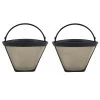Crucial Coffee Cone Filter Replacement Part # DDC-2600, DCC-750, DCC-1100, DCC-1200 And DCC-2200- Compatible With Cuisinart GTF Gold Tone Coffee Filter - Ideal For Better Lifestyle, Home (2 Pack) -Best Filter Shop 4 FILTERS 02 2aa503d5 543e 4eaf 907d ba290b77eeb7
