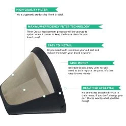 Replacement #4 Gold Tone Coffee Filter, Fits Bonavita BV1800, Washable & Reusable -Best Filter Shop 4 FILTERS 06 copy