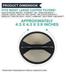 Replacement Gold Tone Coffee Filter, Fits Ninja Coffee Bar, Washable & Reusable -Best Filter Shop 4 FILTERS 07 7fb7b686 4d2c 478a afac fa9d68293291