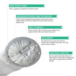 Replacement 6 Qt Vacuum Bags, Fits ProTeam Commercial Backpack Vacuums, Compatible With Part 100431 11 Replacement 6 Qt Vacuum Bags, Fits ProTeam Commercial Backpack Vacuums, Compatible With Part 100431 -Best Filter Shop 6QT BAGS 05 5aaec742 e86d 443a 90fc e091b7727665