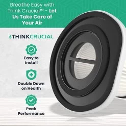 Universal Think Crucial Easy To Install Replacement Mini Vacuum Cleaner Odor Control Filter Compatible With ThisWorx Portable Car Vacuum Cleaner TWC-01 Model For Efficient Cleaning (1 Pack) -Best Filter Shop 713FoyQeQfL. AC SX679
