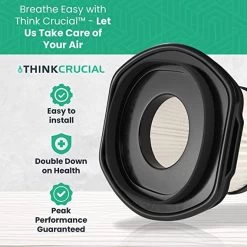 Think Crucial High-Efficiency Replacement Handheld Vacuum Filter Compatible With Shark Wandvac Ultra-lightweight Cordless Stick Vacuum System Models WS620, WS630, WS632, Compare To Part# XFFWV360 - (1 Pack) -Best Filter Shop 7149NzukigL. AC SX569