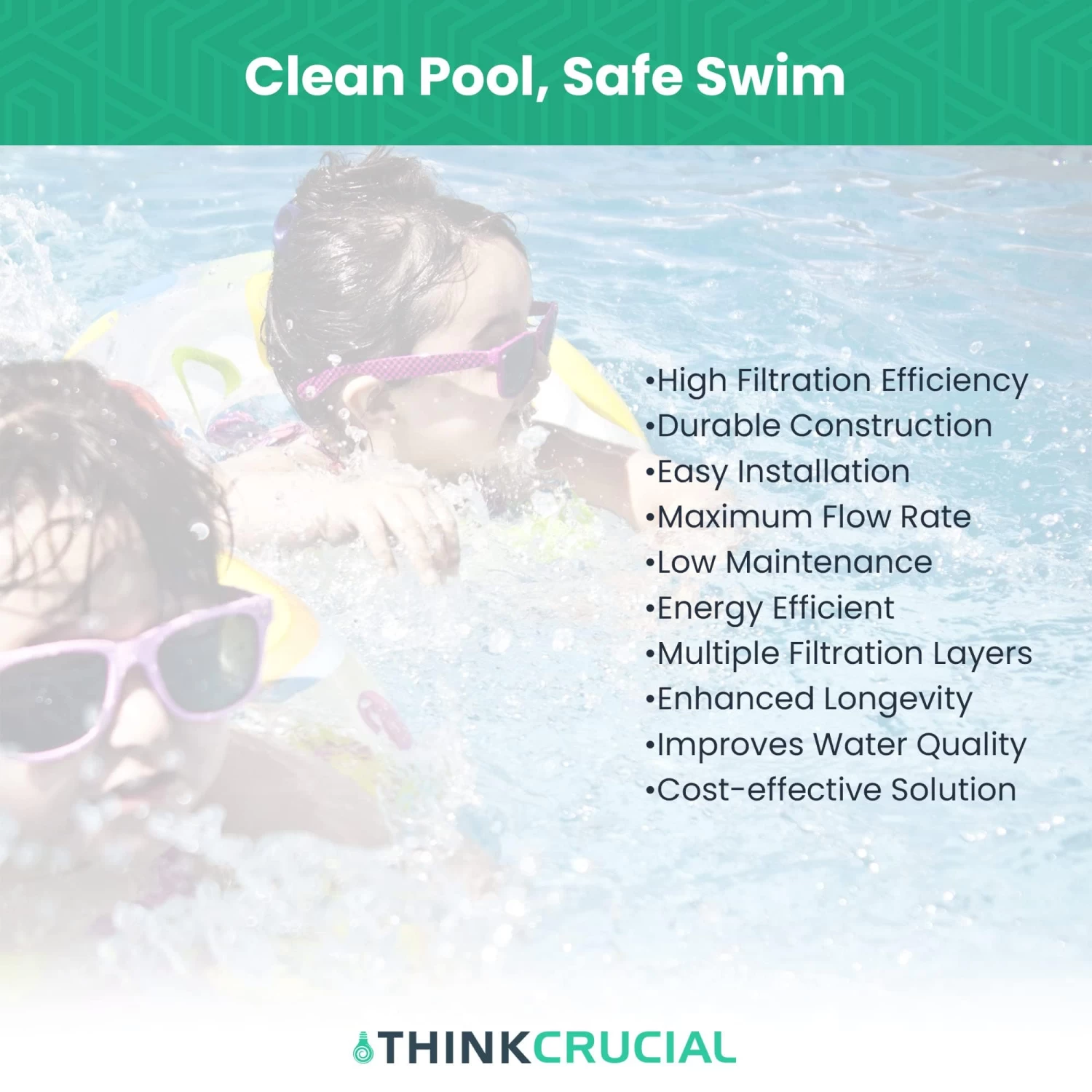 Think Crucial Replacement Ultra Fine Filters Compatible With Maytronics Dolphin, Nautilus CC Plus, M200, M400, M500, M4, M5, Wave 65, Wave 90, Oasis Z5 Models, Part# 9991432-R4 - Large Filter Panels 8 Think Crucial Replacement Ultra Fine Filters Compatible With Maytronics Dolphin, Nautilus CC Plus, M200, M400, M500, M4, M5, Wave 65, Wave 90, Oasis Z5 Models, Part# 9991432-R4 - Large Filter Panels - Image 6