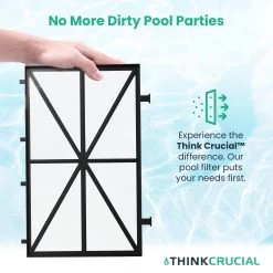 Think Crucial Replacement Spring Filter Cartridge Compatible With Maytronics Dolphin, Nautilus CC Plus, M200, M400, M500, M4, M5, Wave 65, Wave 90, Oasis Z5 Models, Part# 9991433-R4 (4 Pack) -Best Filter Shop 719pN0qAyLL