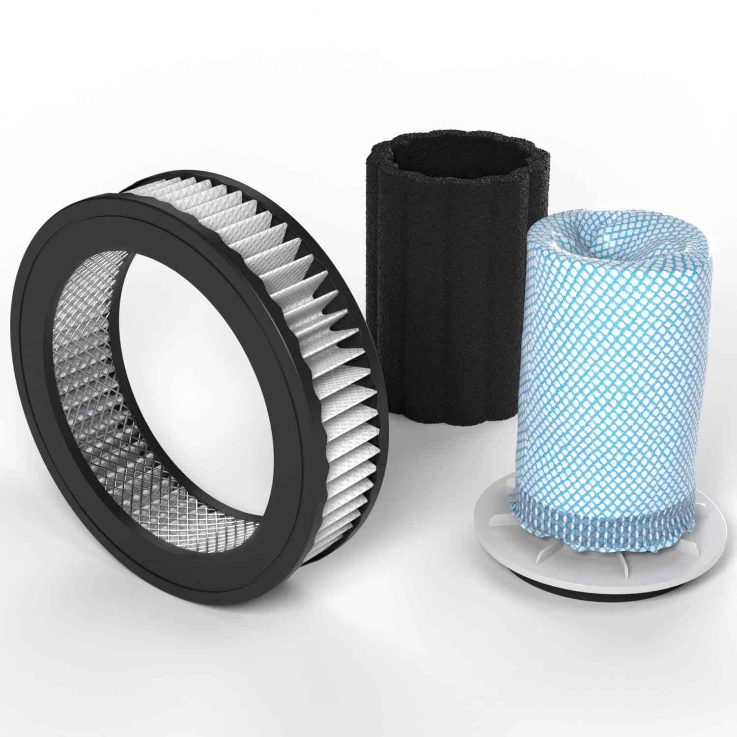 Think Crucial Replacement Filter Kit Compatible With Eureka Hyperclean Cordless, Powerplush, Swan Power Turbo, Models NEC222, NEC122, SC15824N Part# Z0801, Z0901 (1 Pre-filter, 1 Post-Motor Filter)