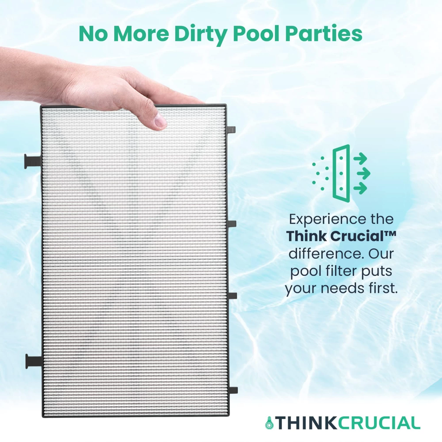 Think Crucial Replacement Ultra Fine Filters Compatible With Maytronics Dolphin, Nautilus CC Plus, M200, M400, M500, M4, M5, Wave 65, Wave 90, Oasis Z5 Models, Part# 9991432-R4 - Large Filter Panels 7 Think Crucial Replacement Ultra Fine Filters Compatible With Maytronics Dolphin, Nautilus CC Plus, M200, M400, M500, M4, M5, Wave 65, Wave 90, Oasis Z5 Models, Part# 9991432-R4 - Large Filter Panels - Image 5
