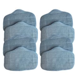 8PK Replacement Mop Pads Part # A275-020, Compatible With SteamMax, 12.7 In X 7 In X 0.1 In, Fits Models SF275, SF370
