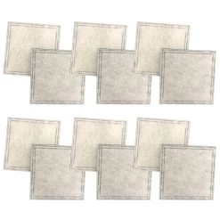 12pk Replacement Charcoal Filters, Fits Aqua Fountain Aqua Cube, Aqua Falls & PetSafe Current Pet Fountains