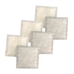 6pk Replacement Charcoal Filters, Fits Aqua Fountain Aqua Cube, Aqua Falls & PetSafe Current Pet Fountains