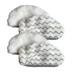 Think Crucial Replacement Mop Pads - Compatible With Bissell 1252 Symphony Hard Floor Vacuum - Steam Mop Pad Parts - Model 940, 1440, 1544 Series - Part #5938, 203-2633, 1606668, 1606669 -Best Filter Shop Bissell Sym Mop Pads 4pk grande 643290e9 ce44 4788 b07e 17ee7508e81b