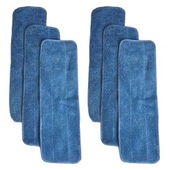 6pk Replacement Microfiber Mop Pads, Fits Bona Mops, Washable & Reusable, Compatible With Part AX0003053