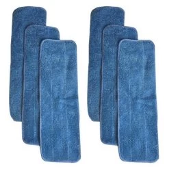 Think Crucial Replacement Mop Pads - Compatible With Bona Mop Head Part #AX0003053 - 4'' X 15'' Microfiber Cleaning Pad Parts- Hardwood Mop Head Part, Mohawk, Orange Glow Pads Model -Best Filter Shop Bona Pads 6pk grande 7621b34f 278d 4c39 9ab0 c7330e2d2c30