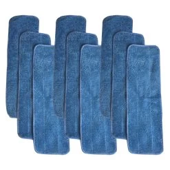 9pk Replacement Microfiber Mop Pads, Fits Bona Mops, Washable & Reusable, Compatible With Part AX0003053