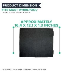 8pk Replacement Carbon Pre Filters, Fits Whirlpool AP300, AP350, AP450 & AP510 Air Purifiers, Compatible With Part 8171434K -Best Filter Shop CARBON FILTER 06 a142ed28 9ce4 432a a87a dcd09767b2b1